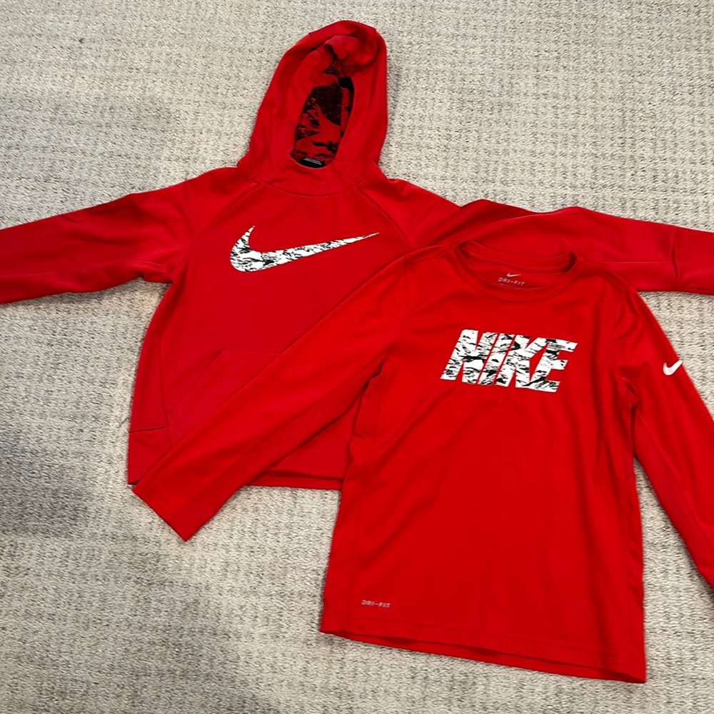 Nike Sweatshirt and Long Sleeve tee